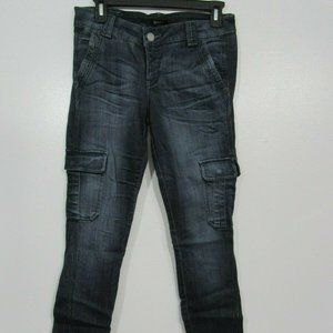 Bebe Cargo Blue Jeans Size 27